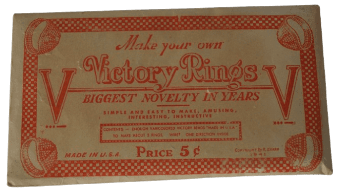 KIT BAGUES VICTORY RINGS 1941