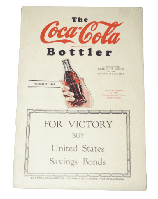 LIVRET COCA COLA BOTTLER 1942 WAR BONDS