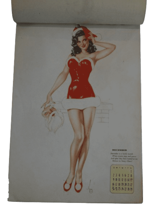 CALENDRIER PIN-UP VARGA 1945