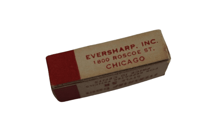 BOITE GOMMES EVERSHARP 1943