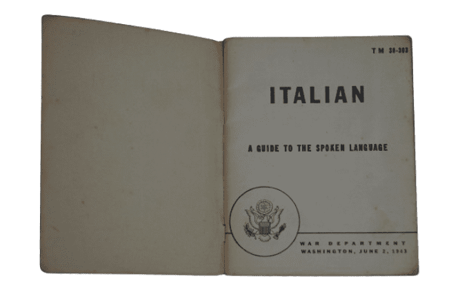 ITALIAN LANGUAGE GUIDE RUSSELL BONJORNO AMERICAN RED CROSS