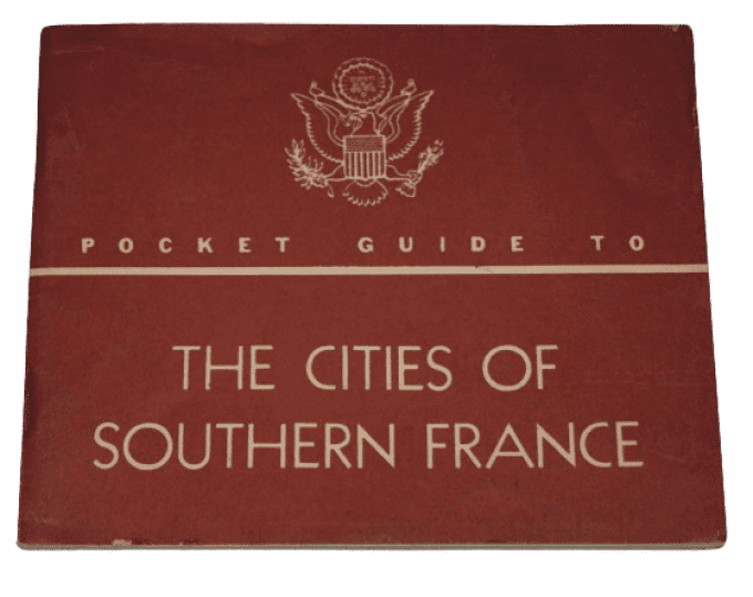 POCKET GUIDE THE CITIES OF SOUTHERN FRANCE 1944