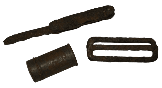 EQUIPEMENTS PROVENANCE  UTAH BEACH NORMANDIE 