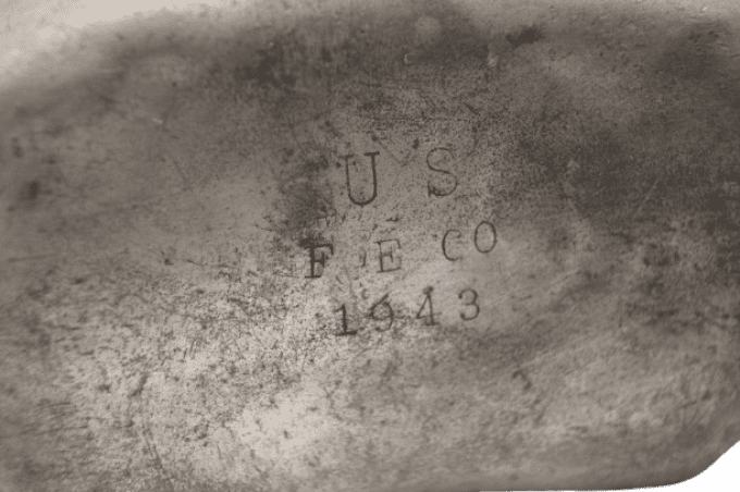 EQUIPEMENTS PROVENANCE  UTAH BEACH NORMANDIE 