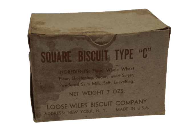 BOITE COMPLETE RATION SQUARE BISCUIT TYPE C