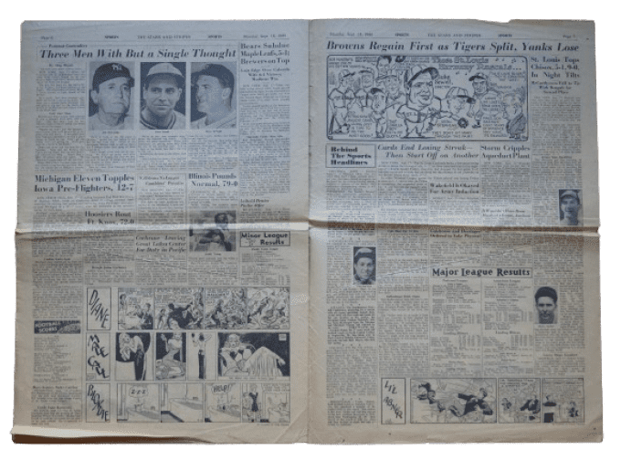 JOURNAL STARS AND STRIPES 18 SEPT 1944 MARKET GARDEN AIRBORNE