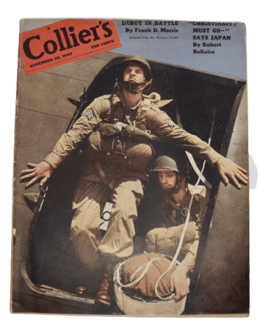 MAGAZINE COLLIER'S 1943 AIRBORNE