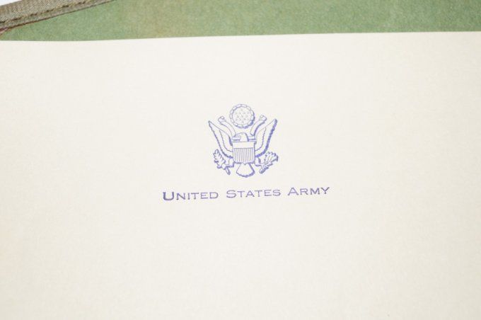 KIT CORRESPONDANCE DE LUXE US ARMY 1943