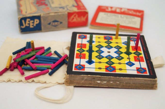 JEU DE POCHE "THE JEEP BOARD" 1944