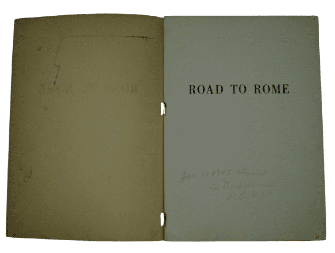 LIVRET ROAD TO ROME 5th ARMY