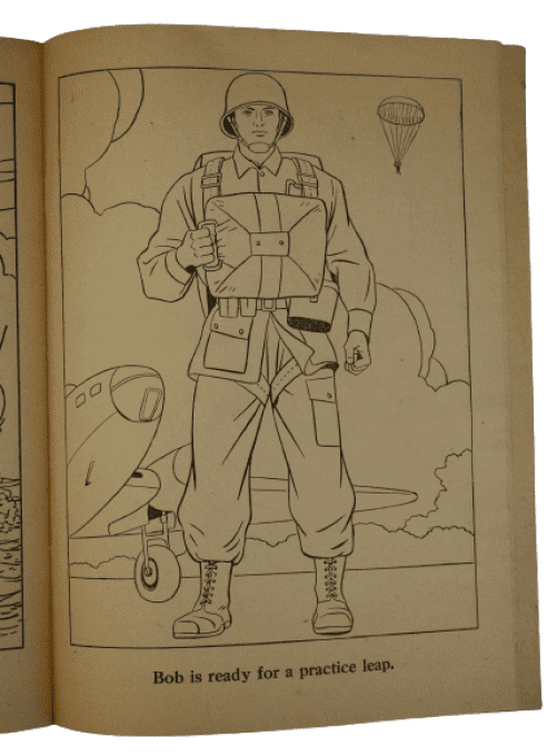 LIVRE COLORIAGE PAINT BOOK 1943