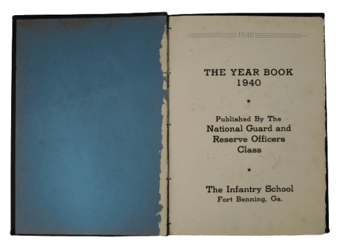 LIVRE FORT BENNING YEAR BOOK 1940