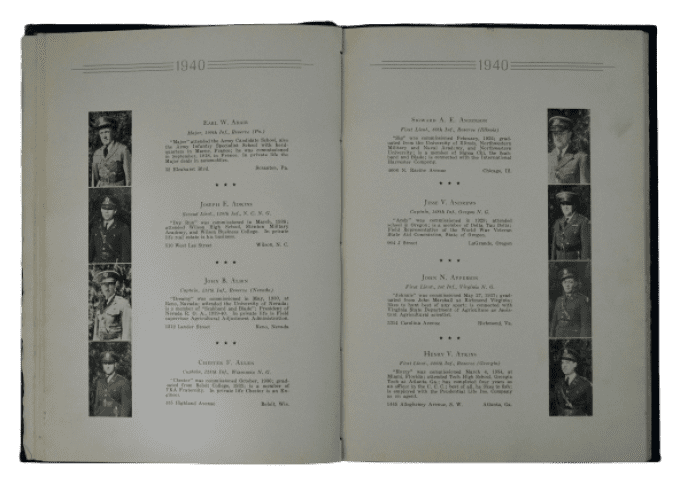 LIVRE FORT BENNING YEAR BOOK 1940