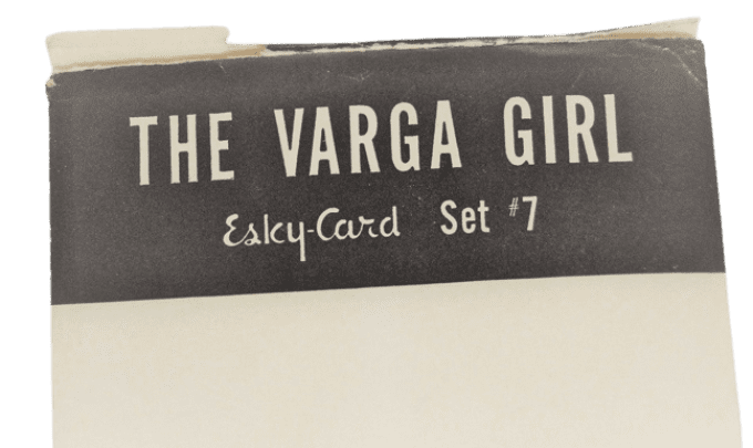 KIT CARTES PIN-UP "THE VARGA GIRL" 1943