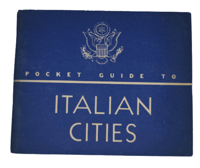 POCKET GUIDE ITALIAN CITIES 1944