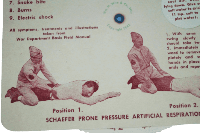 FIRST AIDIAL GUIDE MEDICAL 1942 