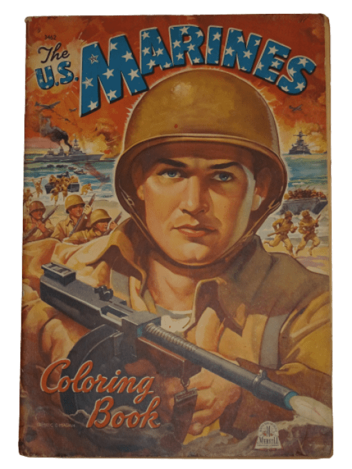 LIVRE COLORIAGE THE US MARINES 1943