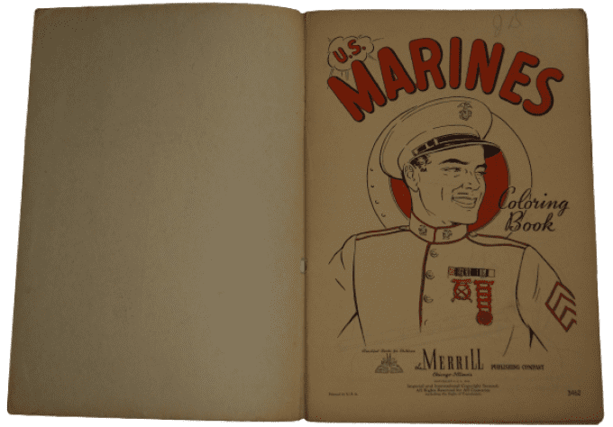 LIVRE COLORIAGE THE US MARINES 1943