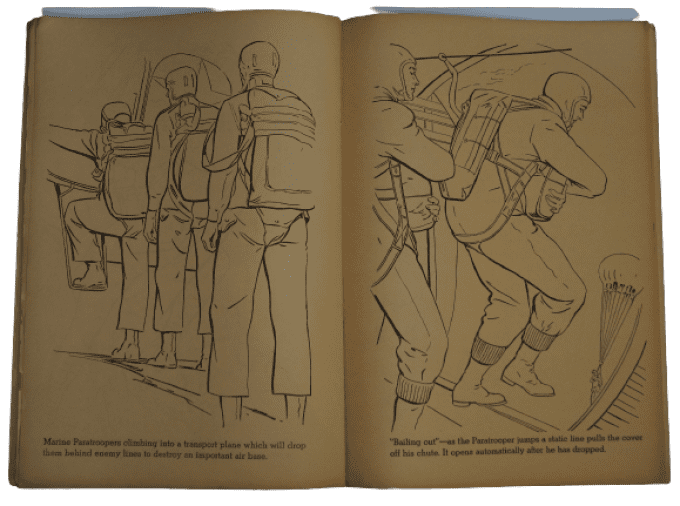 LIVRE COLORIAGE THE US MARINES 1943