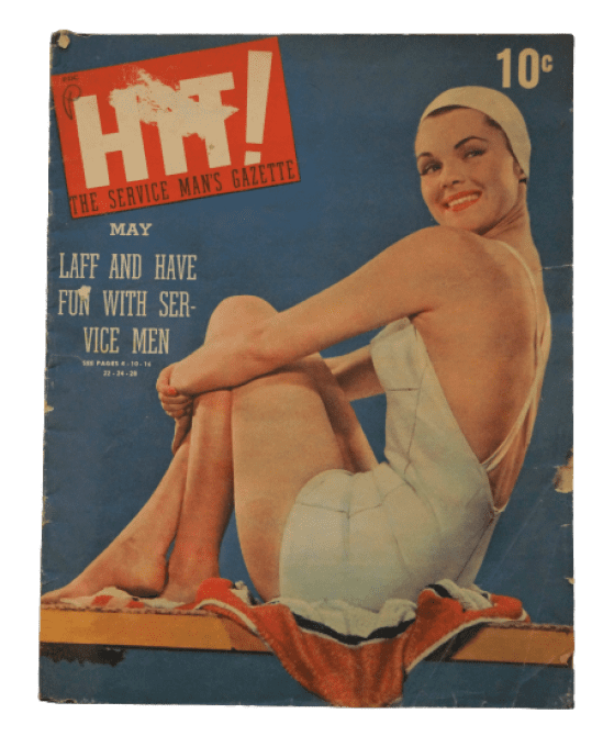 MAGAZINE PIN-UP HIT SERVICEMEN 1943