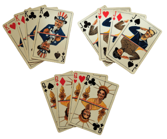 JEU DE CARTES VICTORY CARICATURES