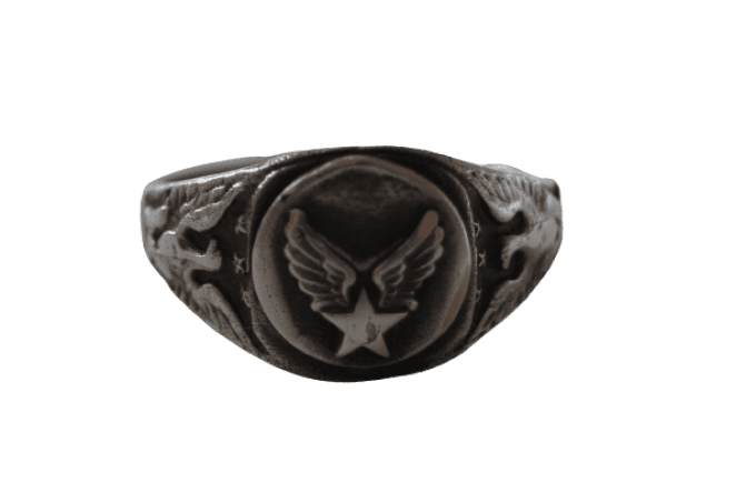 BAGUE CHEVALIERE STERLING USAAF