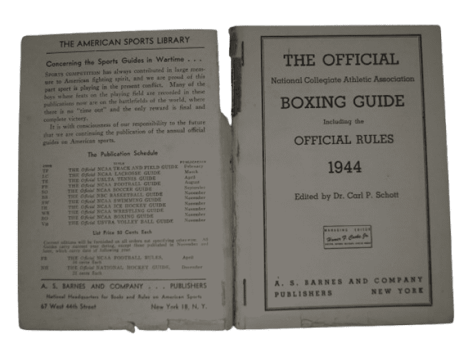 OFFICIAL BOXING GUIDE 1944