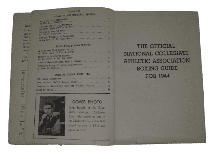 OFFICIAL BOXING GUIDE 1944