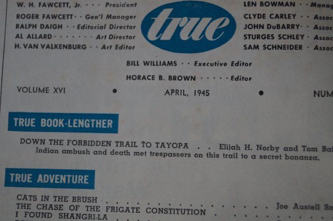 TRUE MAGAZINE AVRIL 1945 101st AIRBORNE McAULIFFE