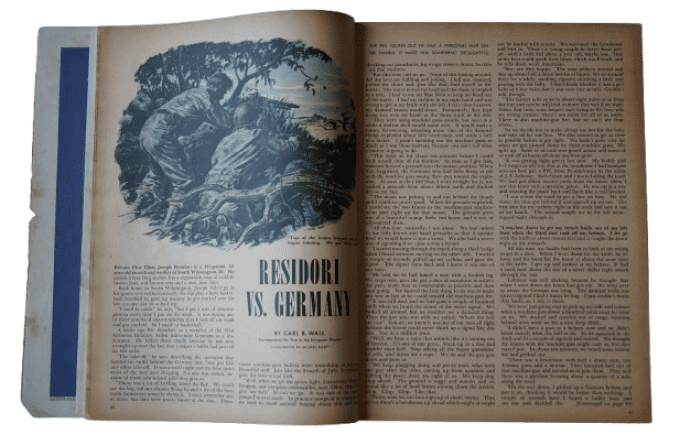 TRUE MAGAZINE AVRIL 1945 101st AIRBORNE McAULIFFE