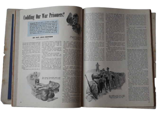 TRUE MAGAZINE AVRIL 1945 101st AIRBORNE McAULIFFE