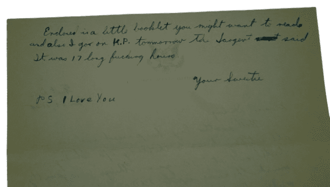 LETTRE PVT DOERRMANN ET LIVRET VENEREAL DISEASE 1943