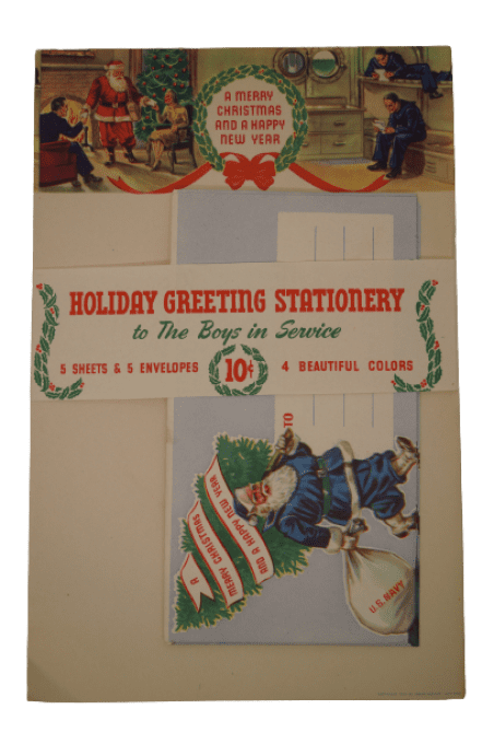 KIT DE CORRESPONDANCE US NAVY NOEL 1943
