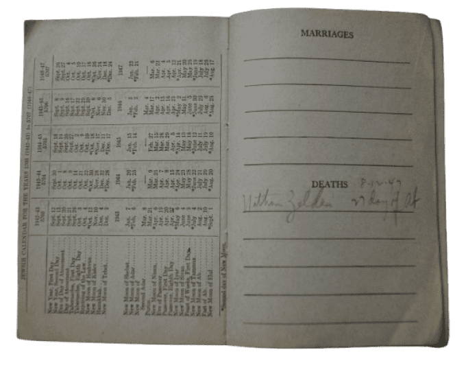 LIVRET RELIGIEUX JUIF ARMED FORCES 1943