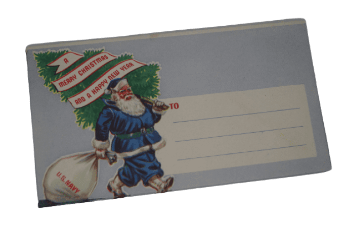KIT DE CORRESPONDANCE US NAVY NOEL 1943
