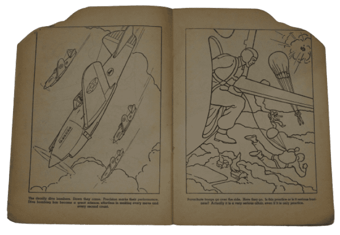 LIVRE COLORIAGE ACTION 1943