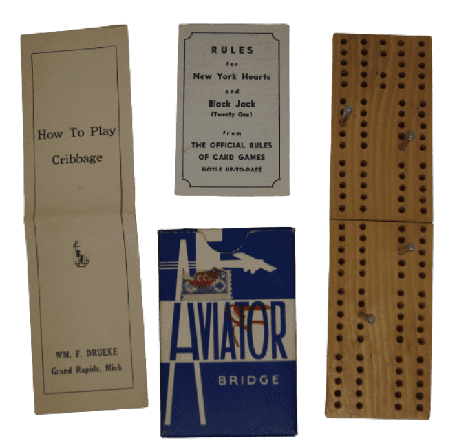 JEU DE POCHE CRIBBAGE PERSONNEL MILITAIRE