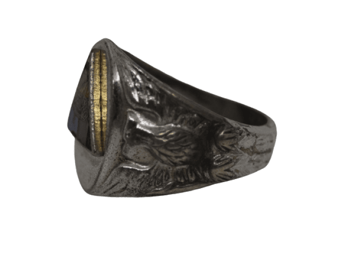 BAGUE CHEVALIERE STERLING ARMORED DIVISION