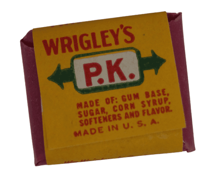 PAQUET CHEWING-GUM WRIGLEY'S P.K.