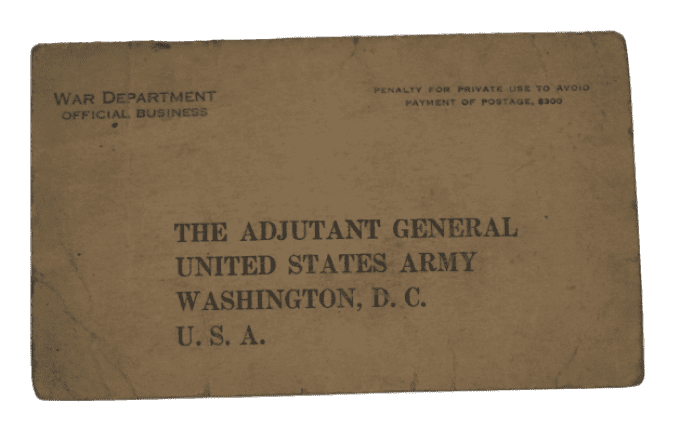 LIVRET PAY RECORD M/SGT FLOYD SCHRECK