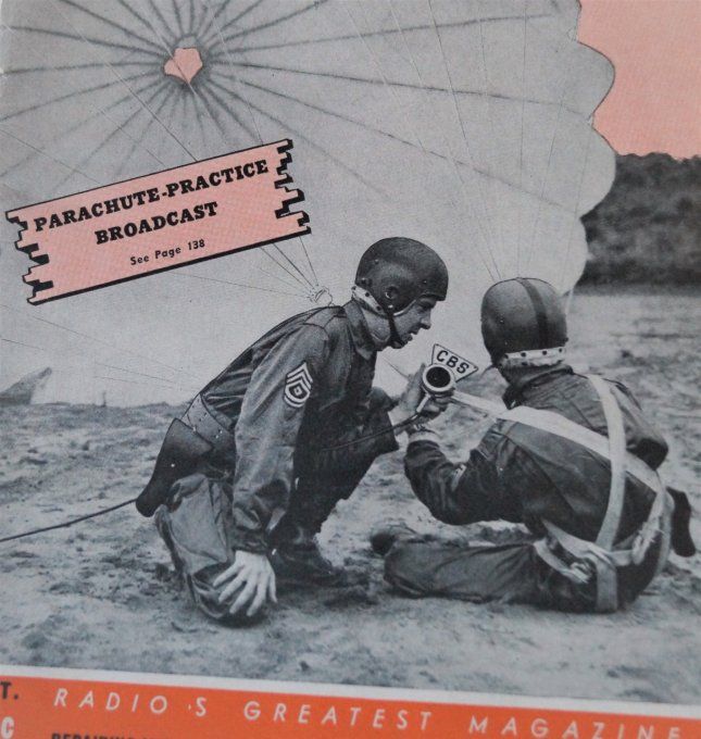 MAGAZINE RADIO-CRAFT 1941 PARACHUTISTES