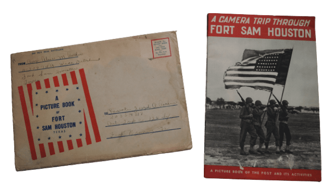 LIVRET FT SAM HOUSTON ENVOYE PAR UNE WAAC A UN PARA 505th PIR