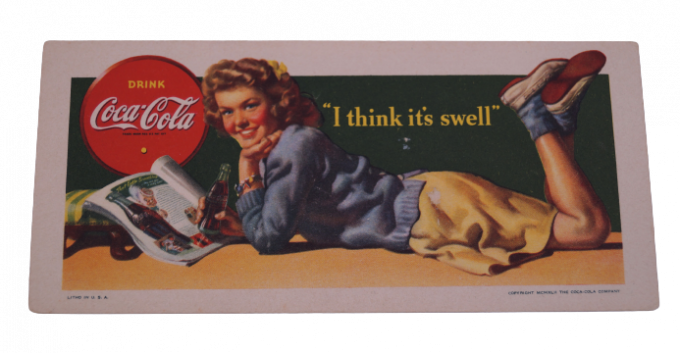 BUVARD COCA COLA 1942