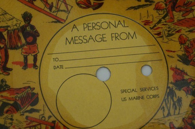 DISQUE ENREGISTRE SPECIAL SERVICES US MARINE CORPS