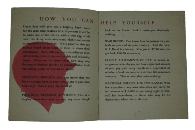 LIVRET "HOW TO HATCH A NEST EGG" WAR DEPARTMENT 1944