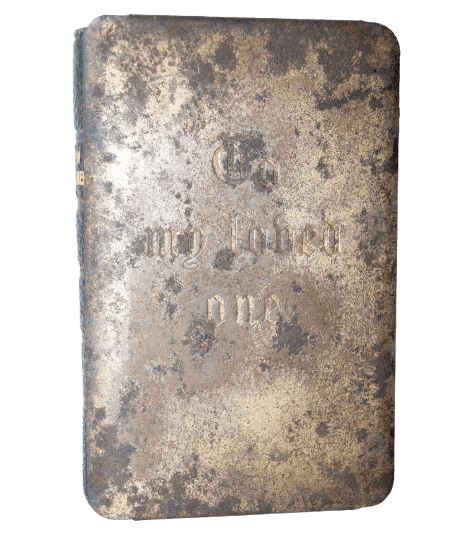 NOUVEAU TESTAMENT COUVERTURE METAL PARE ECLATS