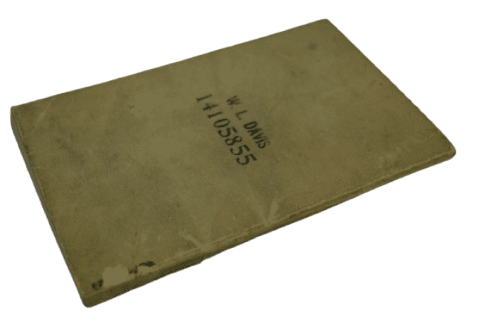 MANUEL SOLDIER'S HANDBOOK 1942 PFC WILLIAM DAVIS