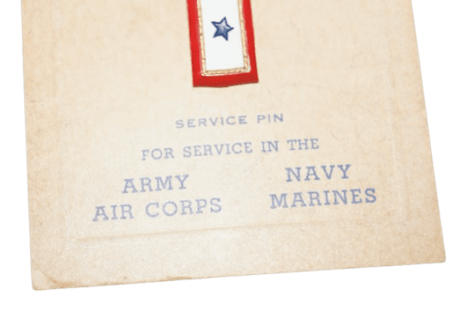 EPINGLE SERVICE FLAG  
