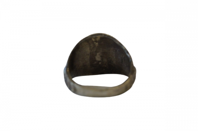 BAGUE CHEVALIERE SIGNAL CORPS ARGENT