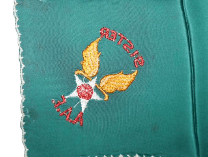MOUCHOIR BRODE USAAF SISTER 